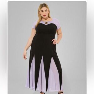 Disney Little Mermaid Ursula Maxi Dress Torrid